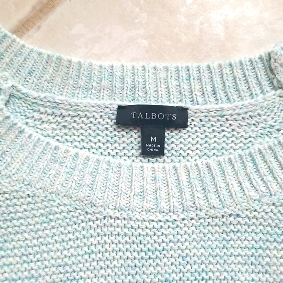 Talbots Linen-blend Pastel Sweater - Picture 2 of 4